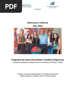 Memorias 2019 Programa de Interculturalidad y Pueblos-Originarios UADER