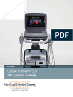 ACUSON P500™ 2.0 Ultrasound System: Datasheet