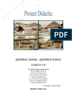 Proiect Asezarile Rurale