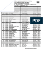 Cronograma de Examenes Segundo Parcial 2020 I Zootecnia II