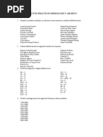 Ejercicio Practicos Ordenacion y Archivo