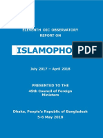 Annual Report On Islamophobia