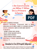 Plan de Convivencia en Los Niños Y Niñas de La Primera Infancia