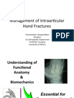 Management of Intraarticular Hand Fractures