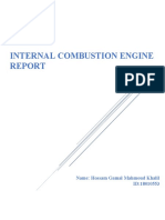 Internal Combustion Engine: Name: Hossam Gamal Mahmoud Khalil ID:18010553