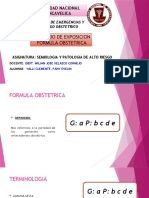 Formula Obstetrica