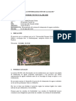 Informe Tecnico Del PTAR