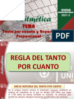 Tanto Por Cuanto y Reparto Proporcional Cepre Uni 2021-2