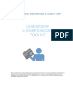 Leadership in Emergencies Toolkit