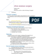 Resective Osseous Surgery