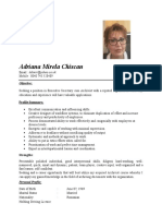 CHISCAN Adriana Mirela CV