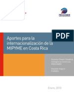 Aportes para La Internacionalización de La MIPYME en Costa Rica