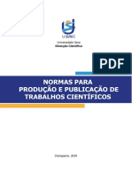 Normas para Produção e Publicação de Trabalhos Cientificos Na UniSave - Final