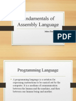 Fundamentals of Assembly Language: Julius Bancud