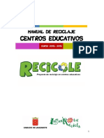 Manual Reciclaje en Centros Educativos 18 - 19