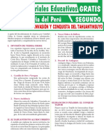 Antecedentes de La Invasión y Conquista Del Tahuantinsuyo para Segundo Grado de Secundaria Ok