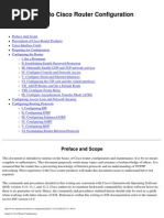 Guide To Cisco Router Configuration