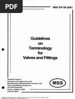 Valves: Guidelines On Terminology For and Fittings