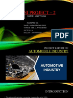 Project Report On Automobile Industry