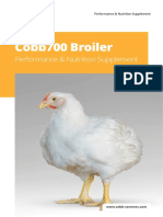 Cobb700 Broiler: Performance & Nutrition Supplement