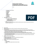 Plan de Trabajo Ministerio Educacion Cristiana 2019