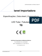 Compara Especifica TubularT8 TubularLED