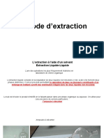 Separation de Melange Par Extraction Liquide-Liquide