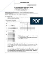 Module in Mathematics 9