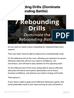 7 Drills de Rebote