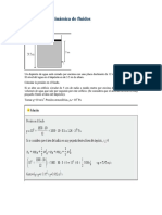 Problemas de Dinámica de Fluidos