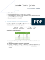 Actividades de Cinética Química (1) - 1