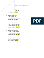 Determine The Area Under The Standard Normal Distribution Curve A. Between Z 0 and Z 1.85