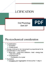 Calcification: Oral Physiology Dent 207