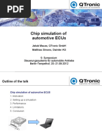 Chip Simulation of Automotive Ecus