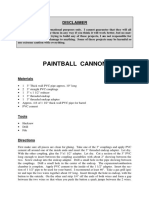 How To Make Paintball Gun and Other Homemade Tips (Ebook, 12 Pages)