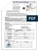 Structure de L'ordinateur Exercice