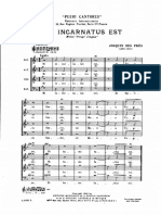 Et Incarnatus Est Josquin Des Pres