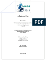 Cubix Ice Cream - Business Plan