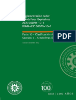 AEA 90079-10-1 (2012) - Clasificación Areas - Atmósferas Gaseosas Explosivas
