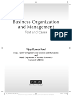 Business Organization and Management