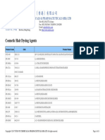 Cosmetic Hair Dyeing Agents: Yick-Vic Chemicals & Pharmaceuticals (HK) LTD