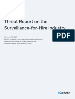 Threat Report On The Surveillance-for-Hire Industry: December 2021