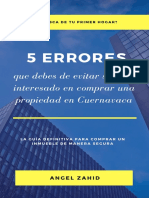 5 Errores Al Comprar Propiedad en Cuernavaca