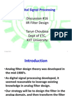 16 IIR Filter Design