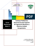 Torno Mastercam Mach3 20-06-2019