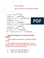 Put The Verbs Into The Correct Form (Present Perfect Simple)