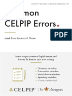 Common Celpip Errors