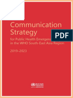 Risk Communication Strategy: For Public Health Emergencies in The WHO South-East Asia Region 2019-2023