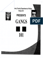 Gangs 101 Power Point Presentation (Montgomery County Police)