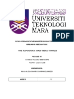 Elc092: Communicative Skills For Foundation Studies Persuasive Speech Outline